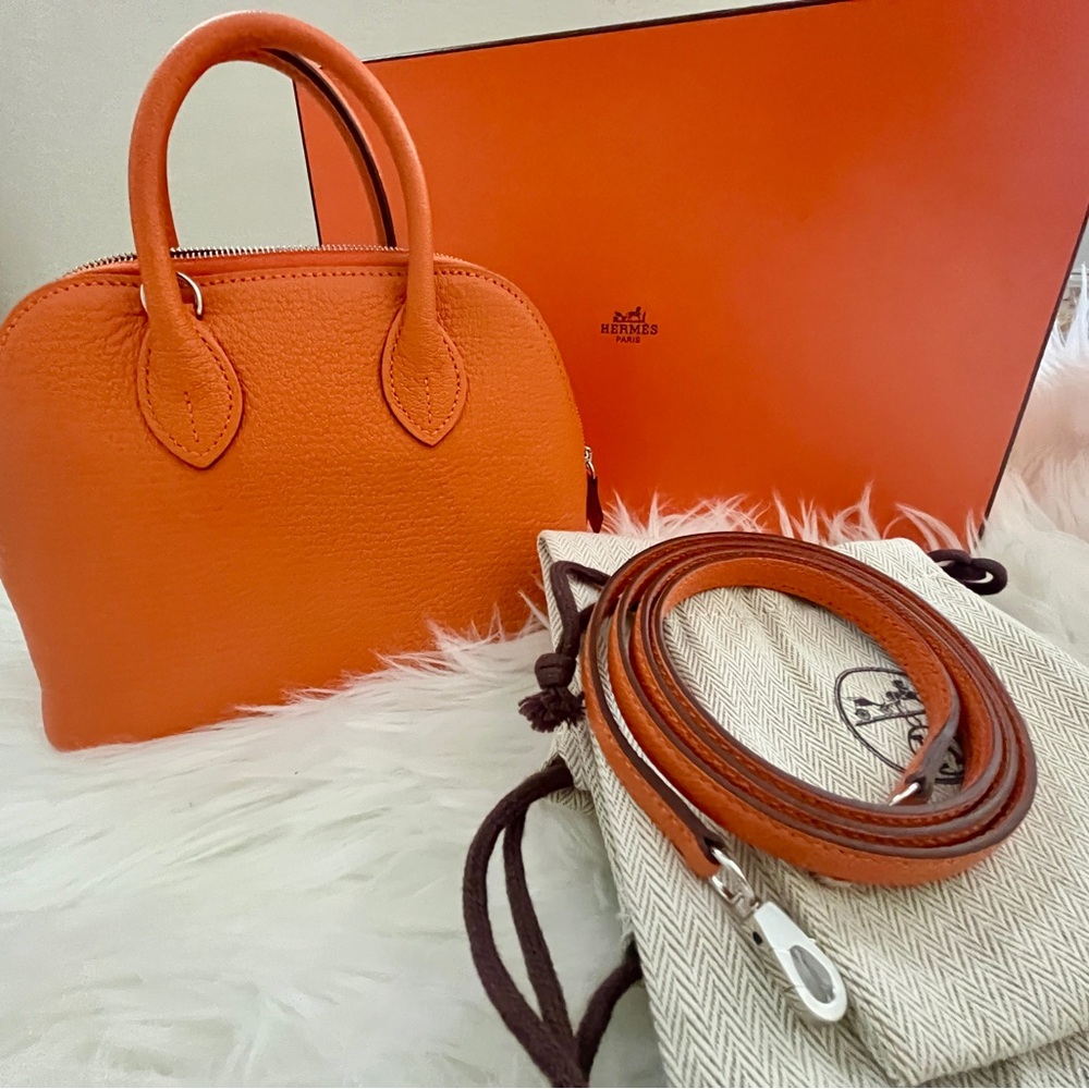 Hermes mini bolide 1923 Orange brand new